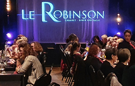 Photo de la salle du Cabaret Le Robinson